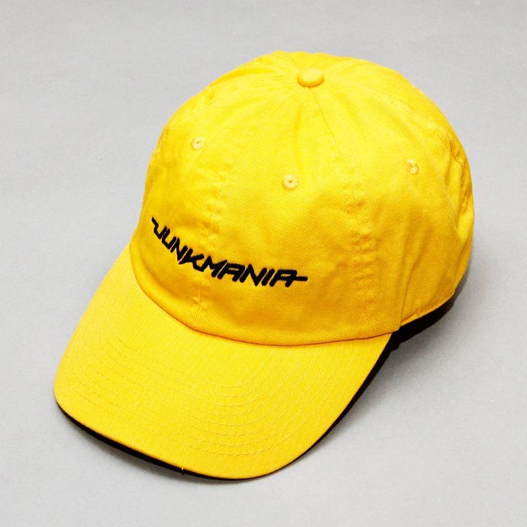 【工工】JUNKMANIA X CHAMPION Low Cap Yellow 聯名款 金黃色 電繡老帽 球帽