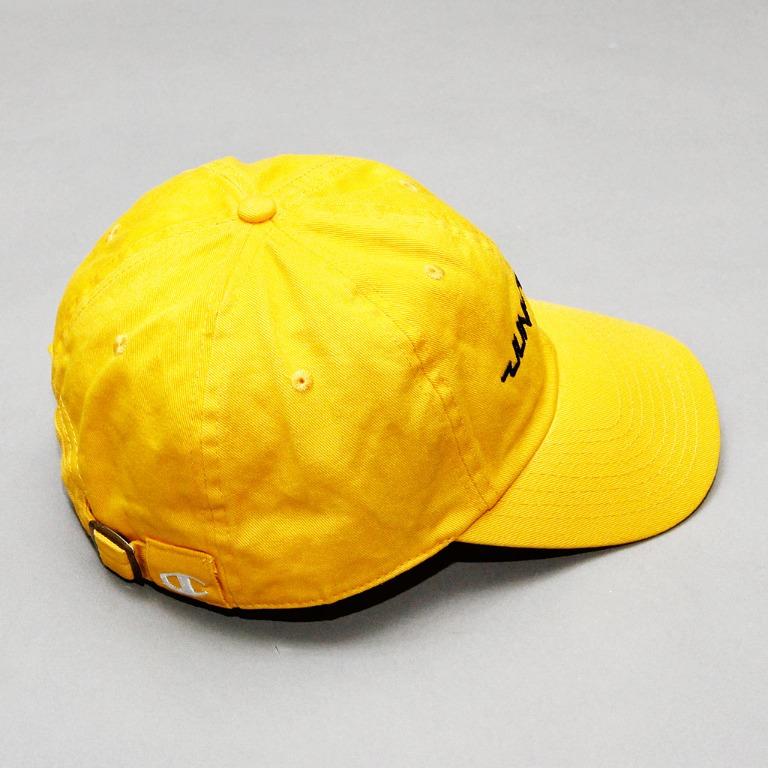 【工工】JUNKMANIA X CHAMPION Low Cap Yellow 聯名款 金黃色 電繡老帽 球帽