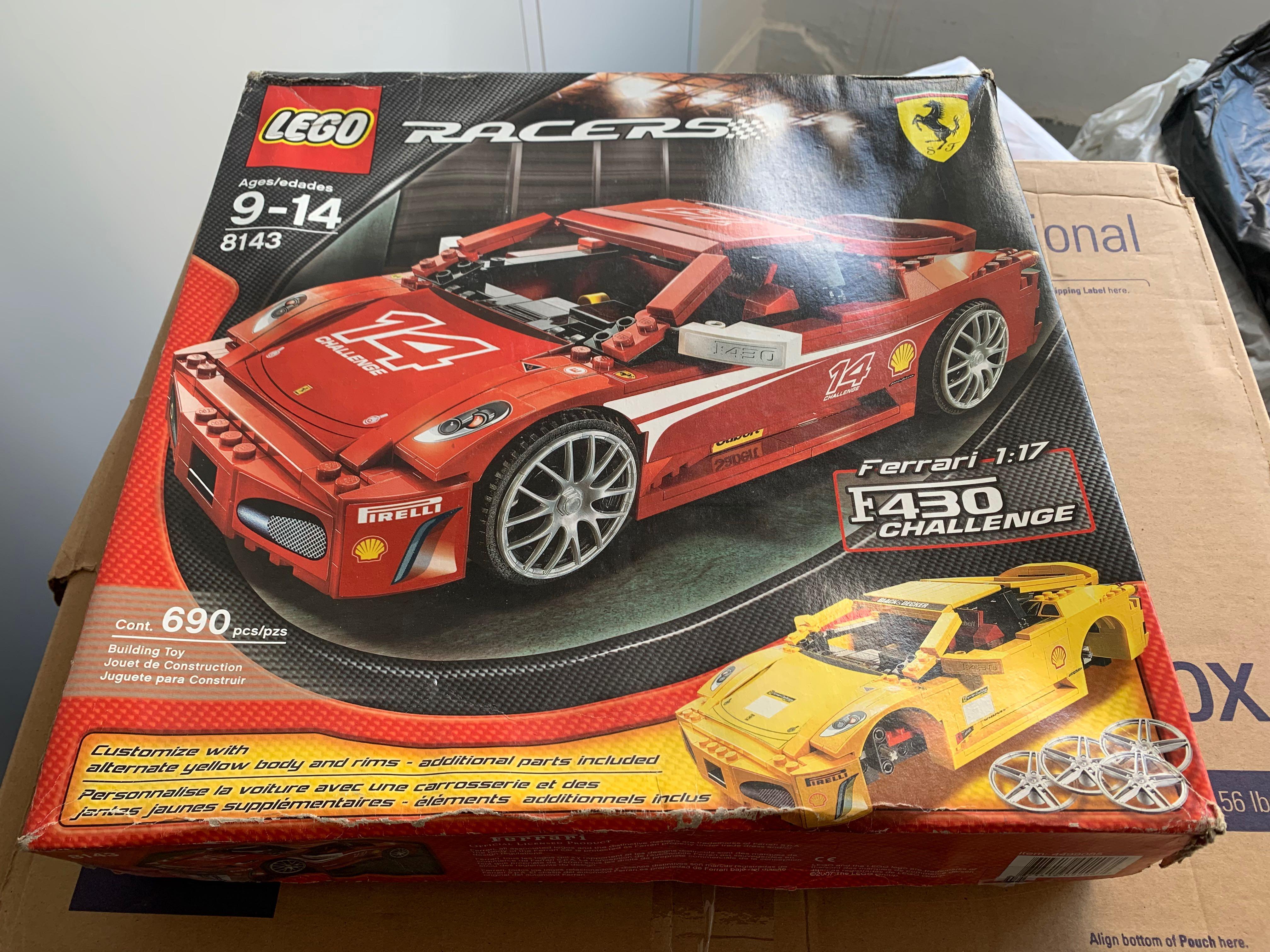 Lego 8143 Ferrari F430 Challenge, 興趣及遊戲, 玩具& 遊戲類- Carousell