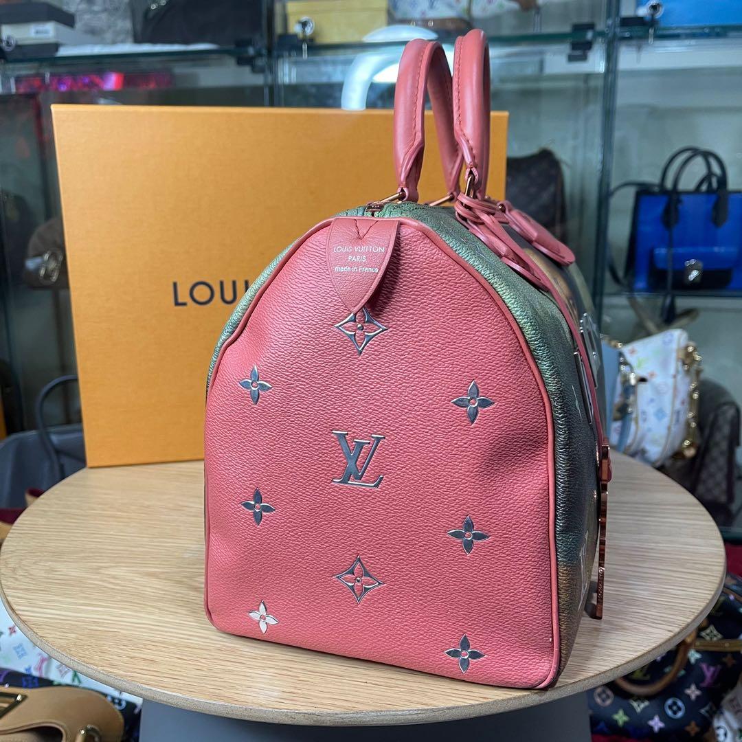 Louis Vuitton Da Vinci Speedy 30 Handbag(Pink)