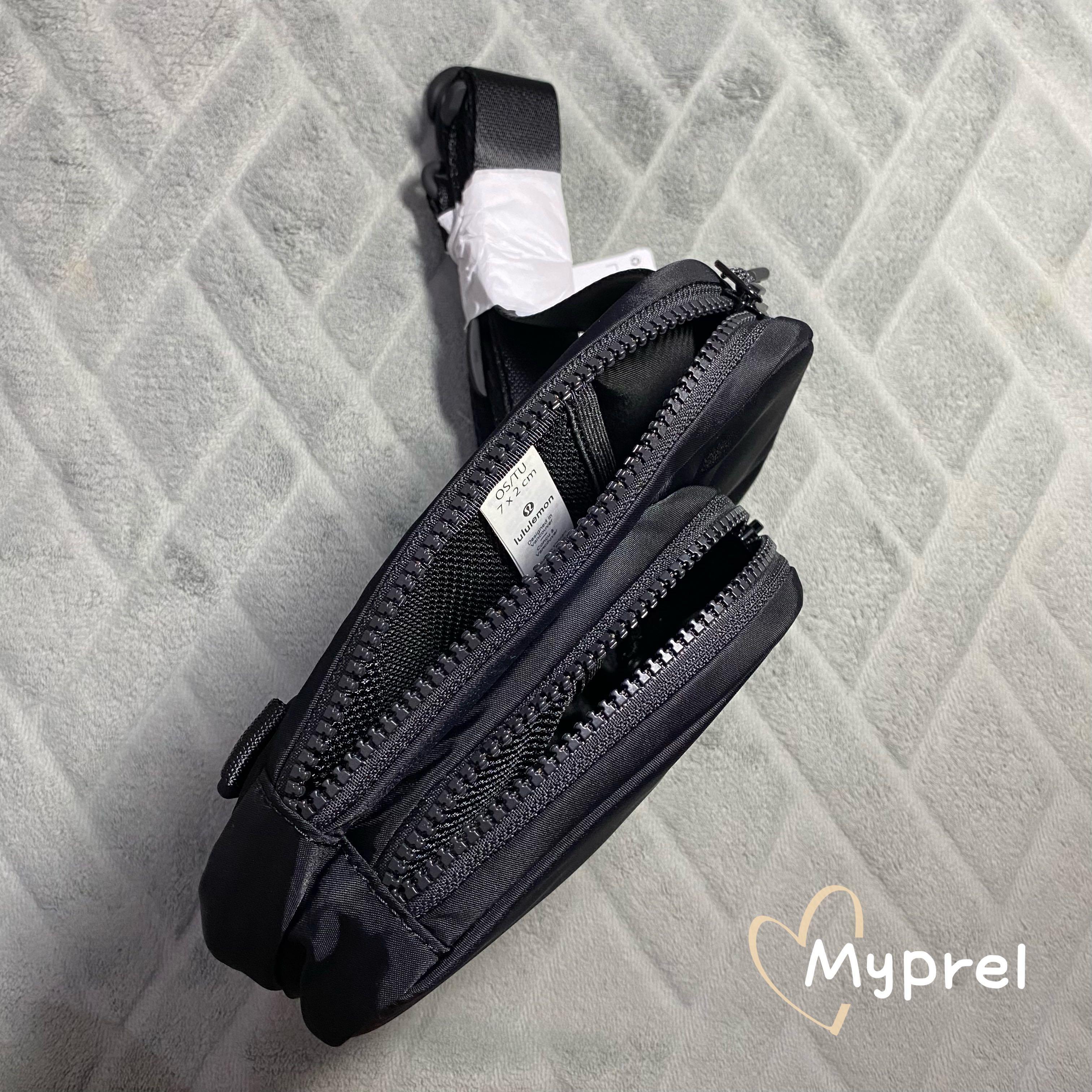 Lululemon Rest is Written Belt Crossbody Bag Black, Women's Fashion