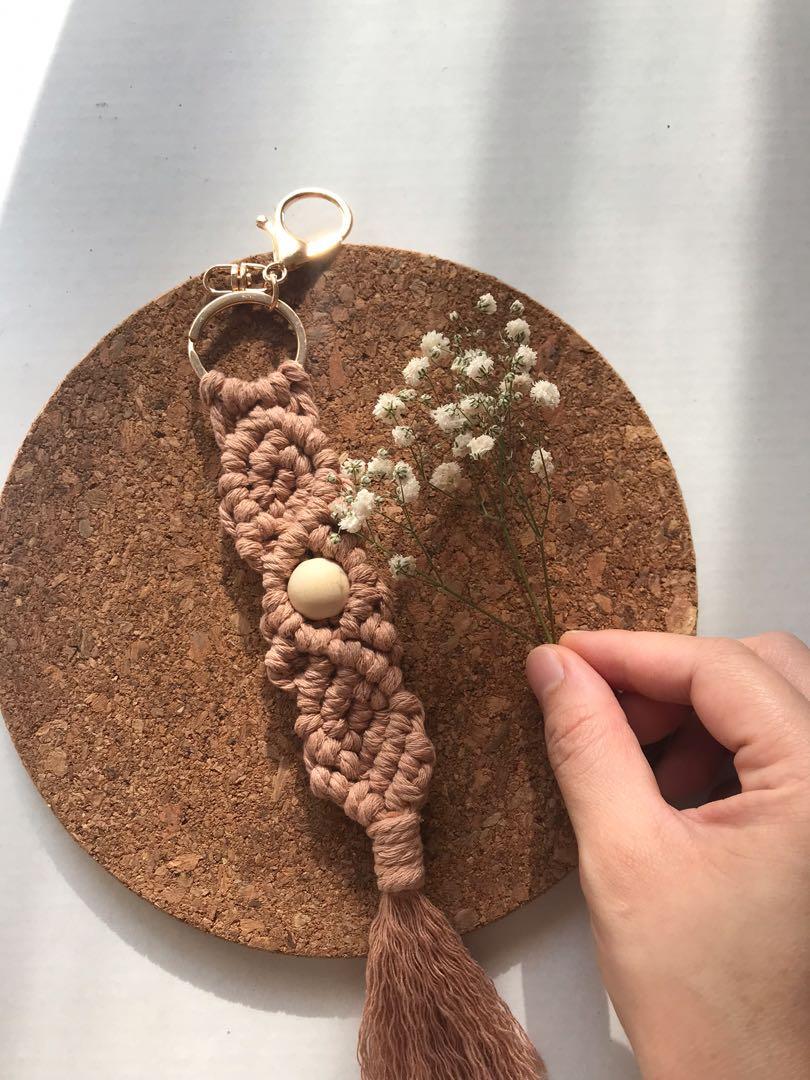 Macrame Keychain (Category: Handmade Craft) located in Kuala Lumpur. Submitted by najehaha (Listing ID 1110481421, Image 2). Description: .