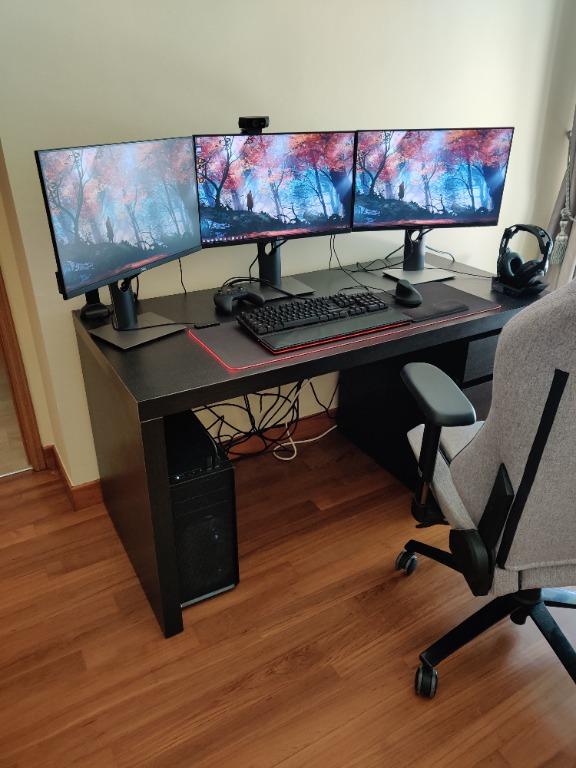 Black malm store desk