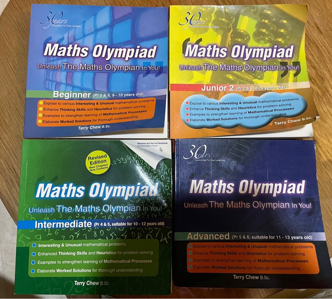 Maths olympiad books terry chew hobbies toys books magazines