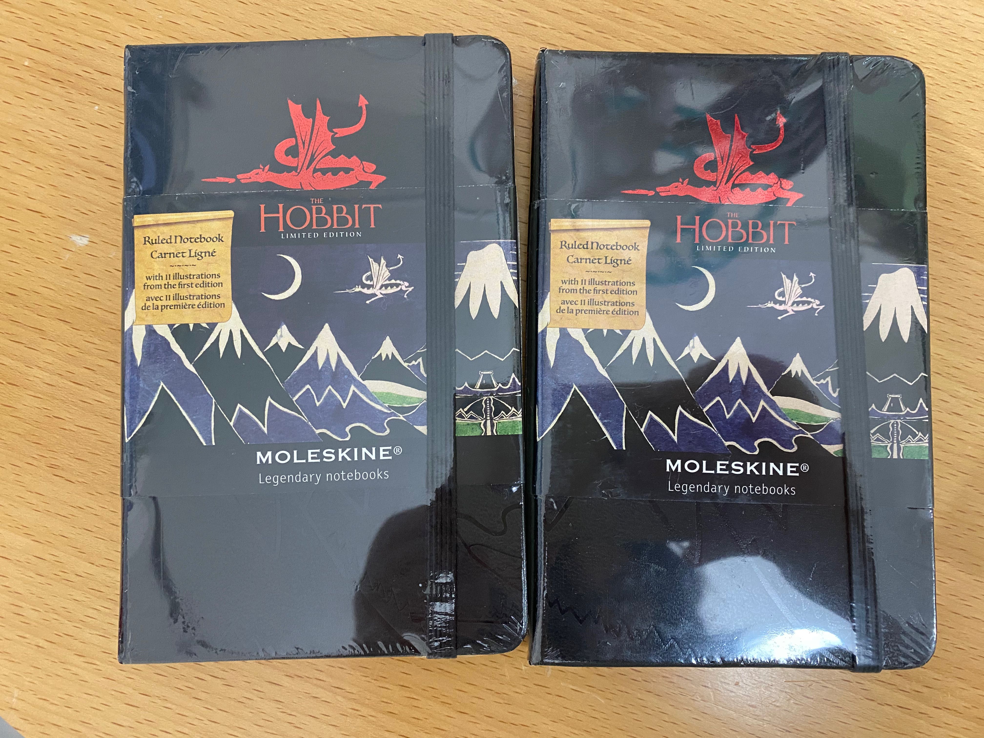 Moleskine Hobbit 魔戒特別版notebook, 興趣及遊戲, 手作＆自家設計