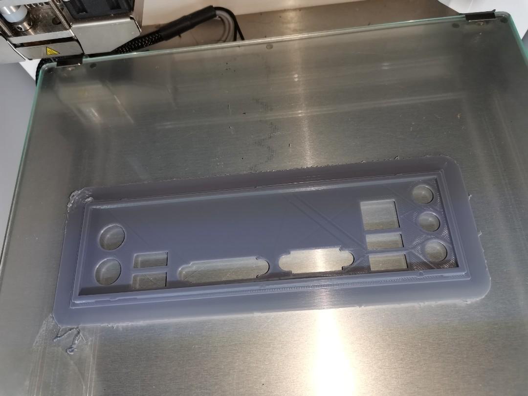 Motherboard IO shield (customised 3D print), Computers & Tech, Parts ...