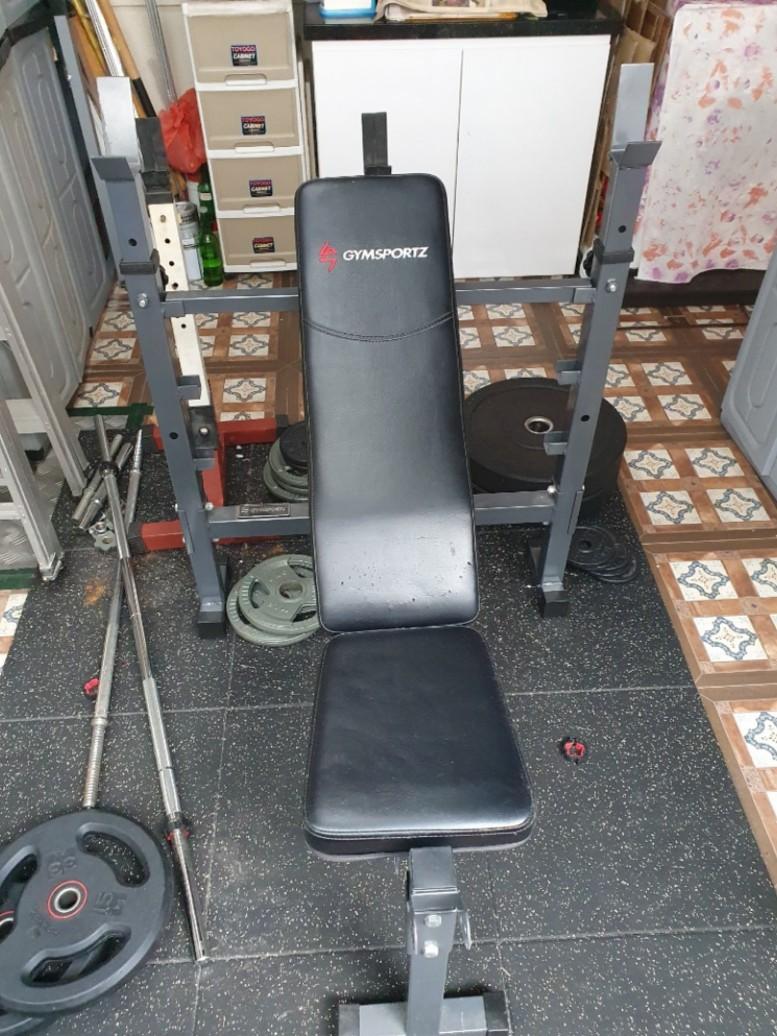 Multipurpose Weight Bench Sports Equipment Exercise Fitness Weights Dumbbells on Carousell