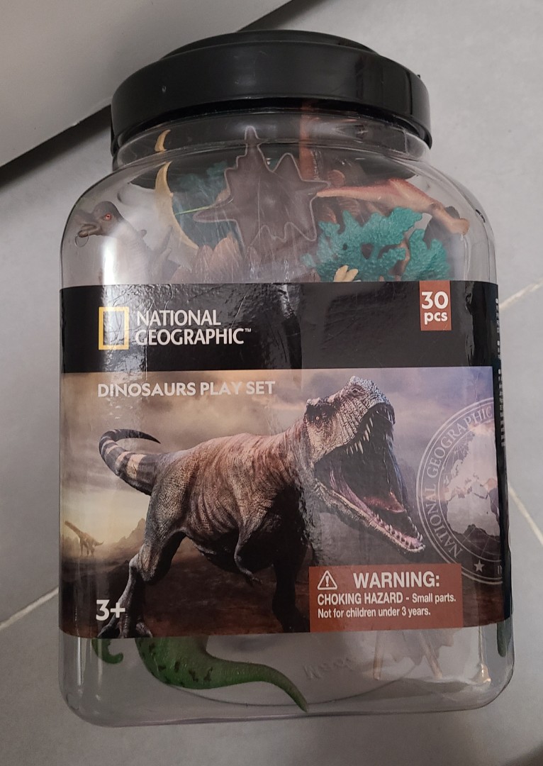 National geographic top dinosaur play set