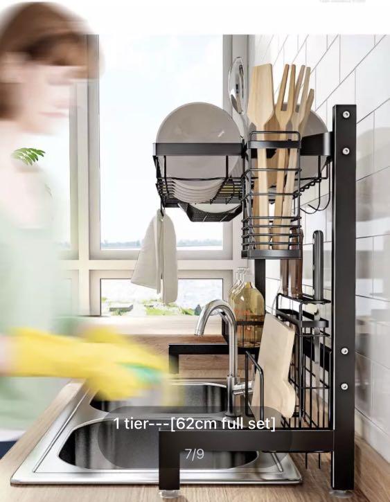 NETEL Dish Rack 62cm Furniture Home Living Kitchenware Tableware Cookware Accessories on Carousell