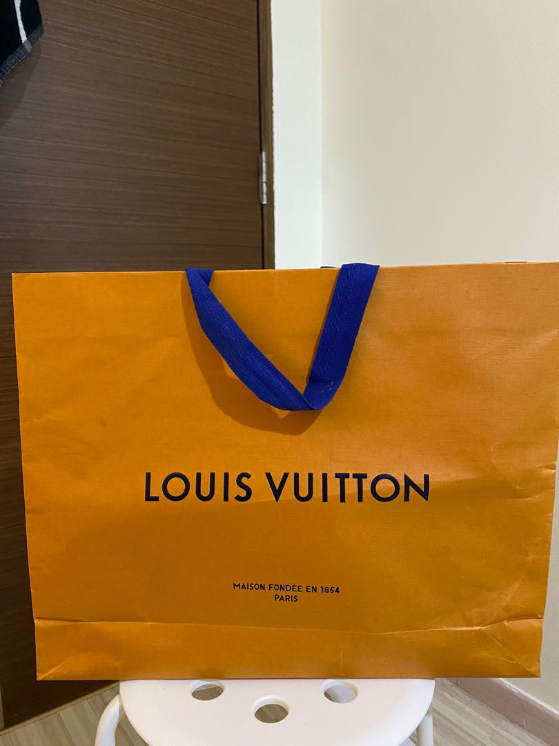 Original LV paperbag, Luxury, Bags & Wallets on Carousell