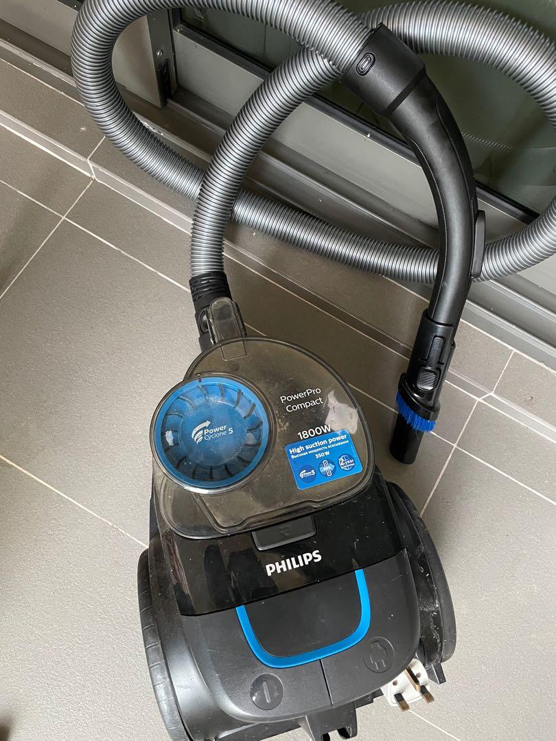 Philips FC9350 PowerPro Compact Bagless Vacuum Cleaner 1800W, TV & Home ...