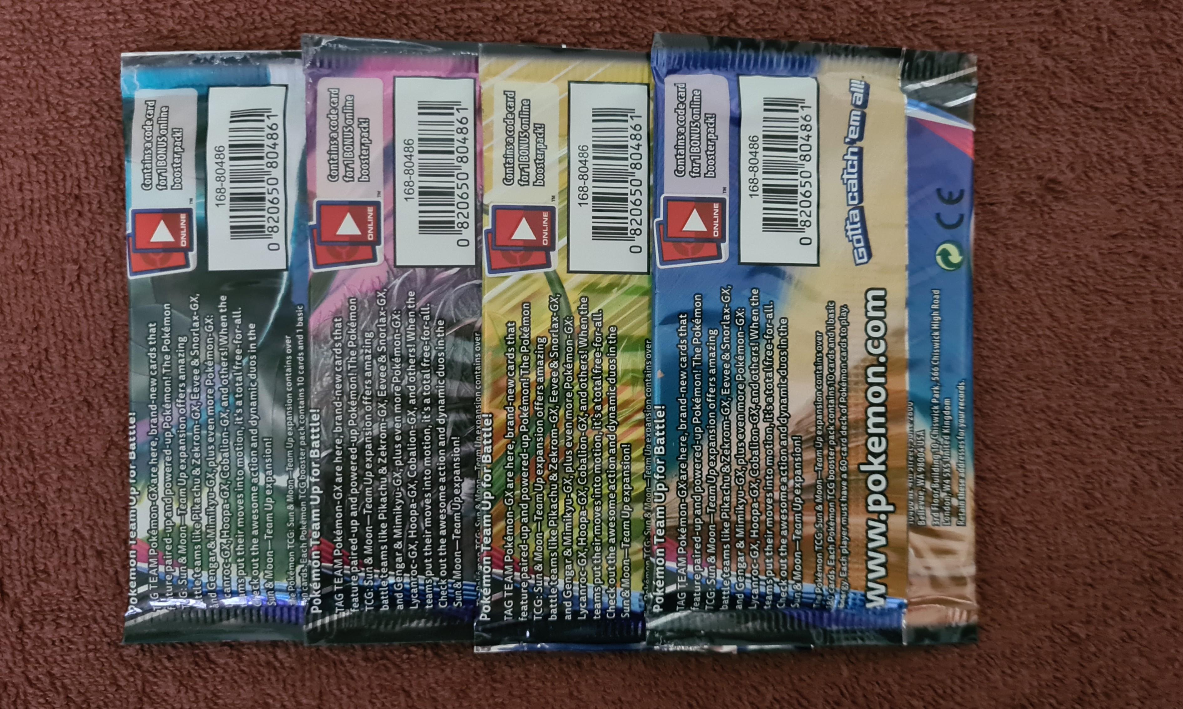 Pokemon Card TCG Sun & Moon Team Up booster packs Art Set, Hobbies & Toys,  Toys & Games on Carousell