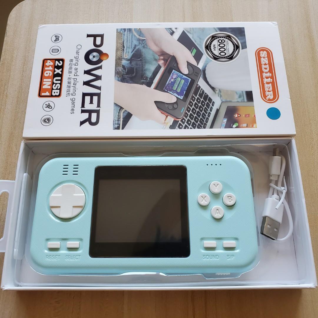 Portable Handheld Retro Gaming Console (Sky Blue Colour), Video Gaming ...