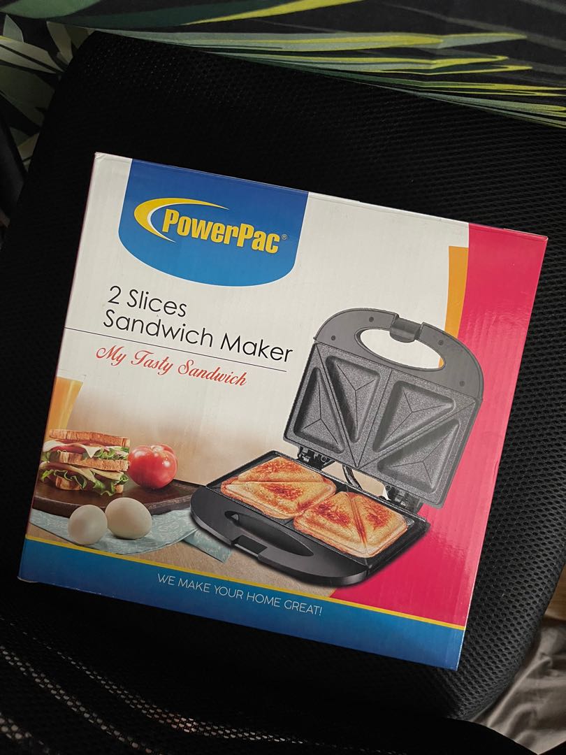 Powerpac PPT353 Sandwich Maker, Furniture & Home Living, Bathroom & Kitchen Fixtures on Carousell