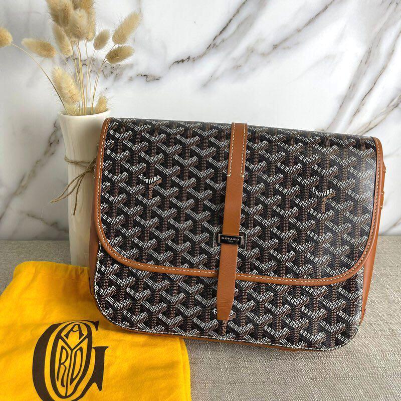 Goyard Belvedere PM (Yellow) Rare item, Luxury, Bags & Wallets on Carousell
