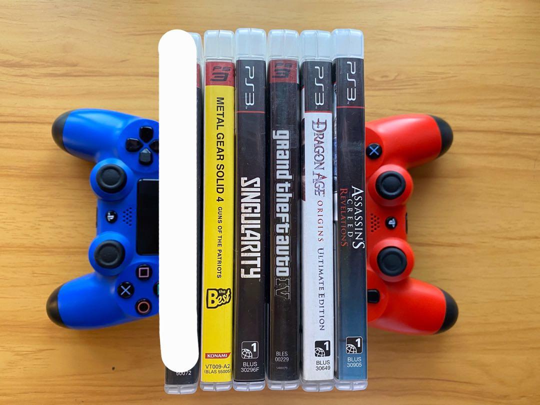 PS3 games (Category: PlayStation) located in Manila. Submitted by inchob (Listing ID 1008932597, Image 1). Description: PRICE IS NEGOTIABLE Php1000 per game. Dead space - SOLD Metal gear solid 4 Singularity Grand theft auto 4 Dragon age origins UE Assassins creed revelations.