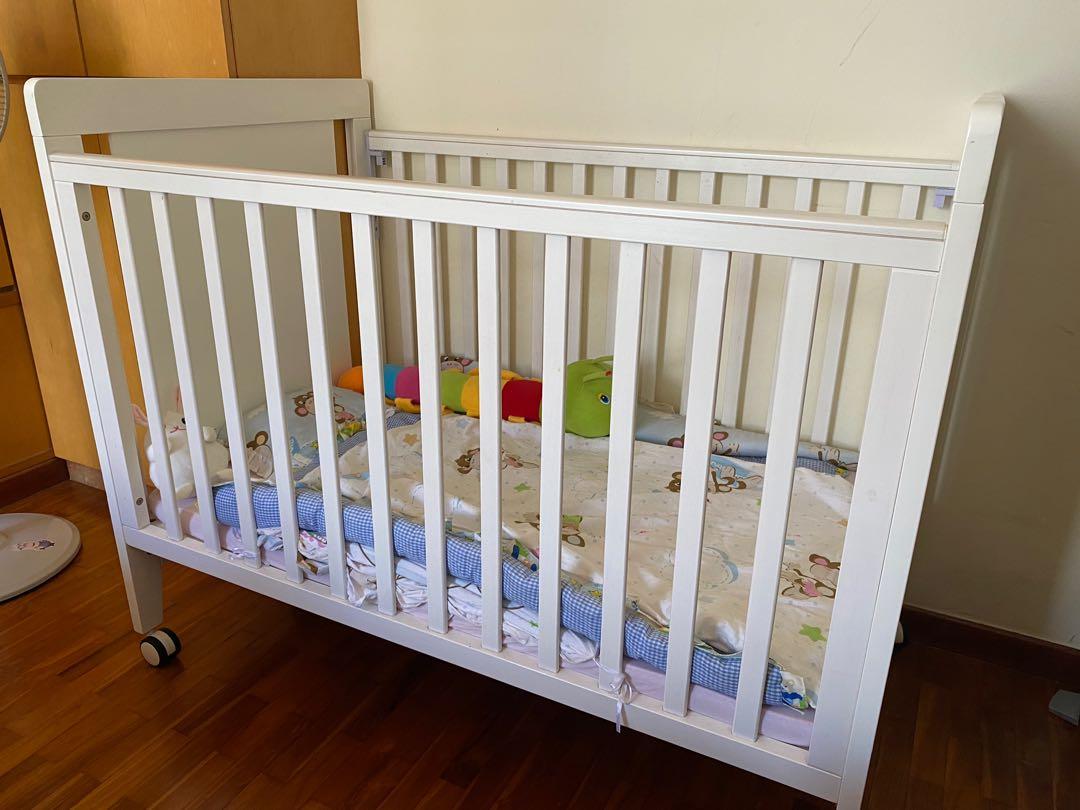 PUKU baby cot 4 levels Babies Kids Baby Nursery Kids Furniture Cots Cribs on Carousell
