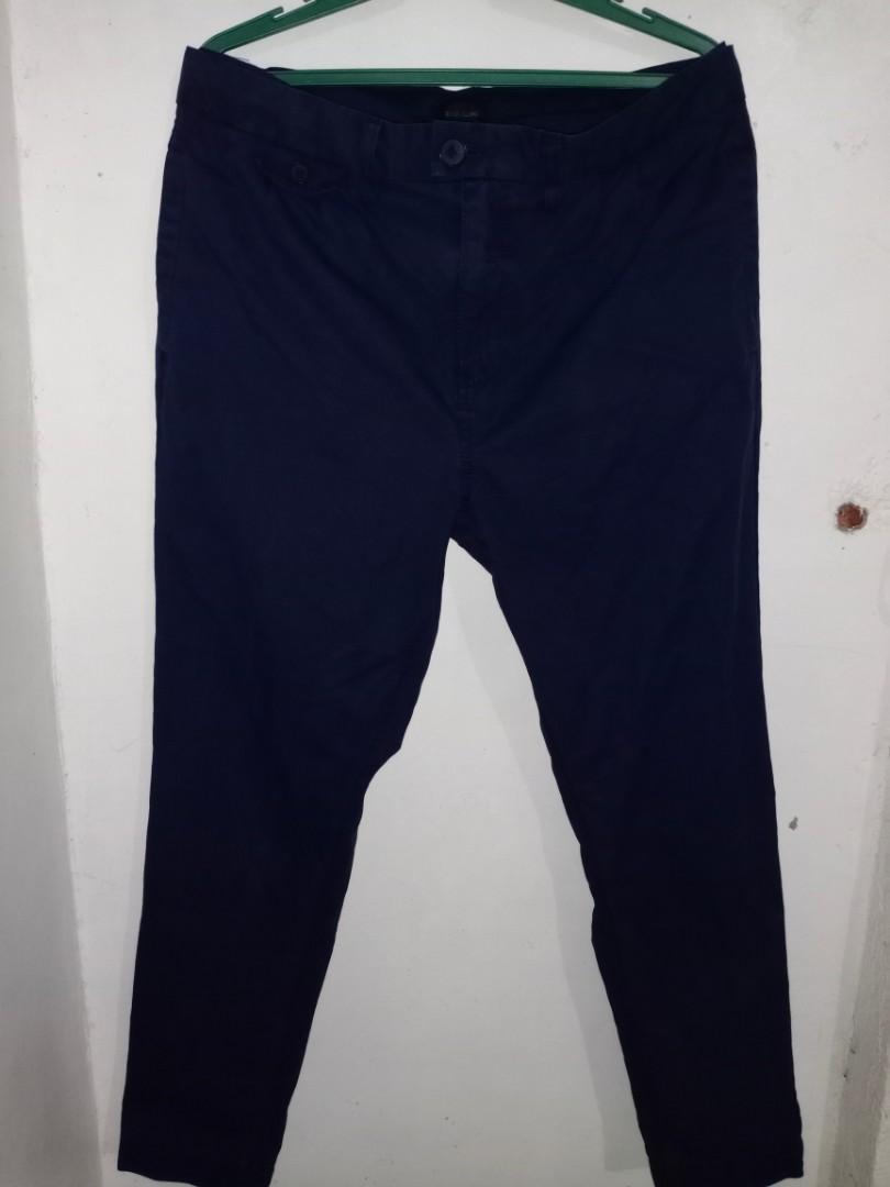 River Island Navy Blue Trousers, Men's 