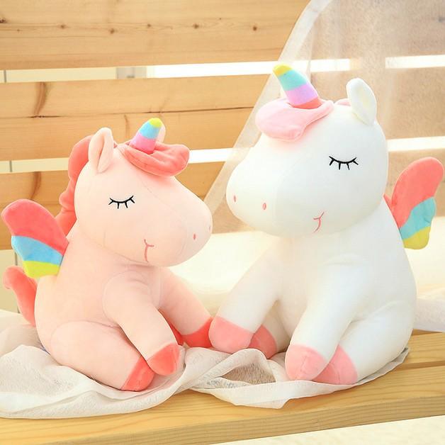 sleeping unicorn plush