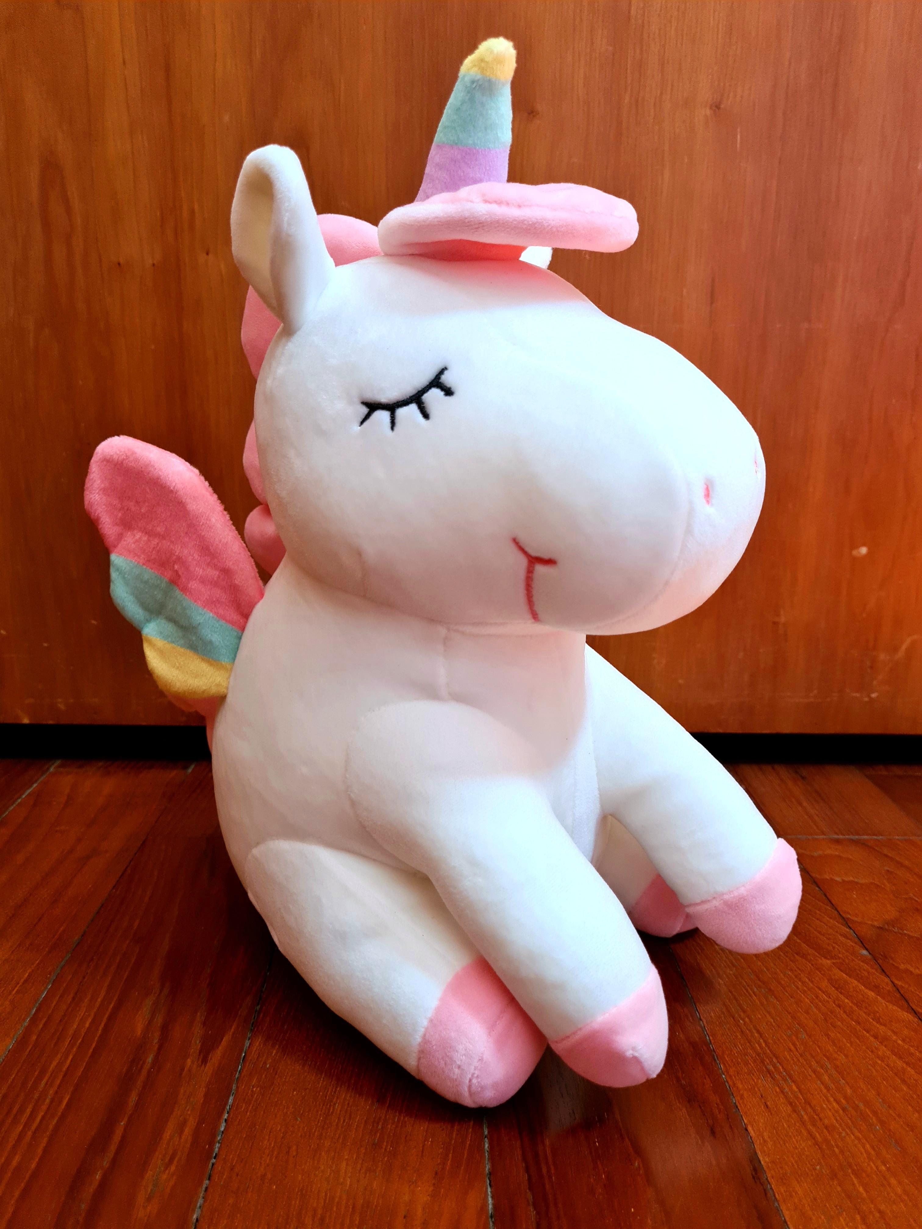 sleeping unicorn plush