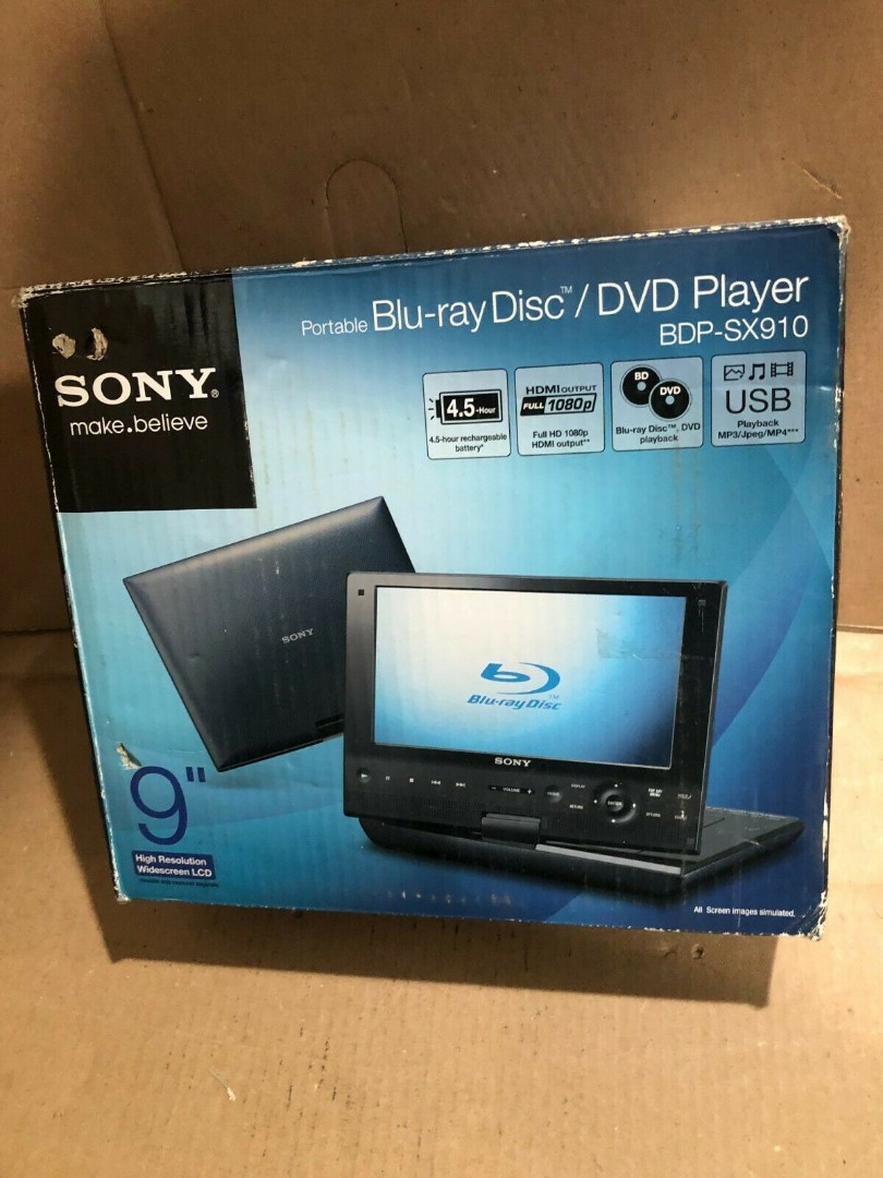 Sony Blu Ray Portable Player BDP-SX910 US Version, 家庭電器, 電視