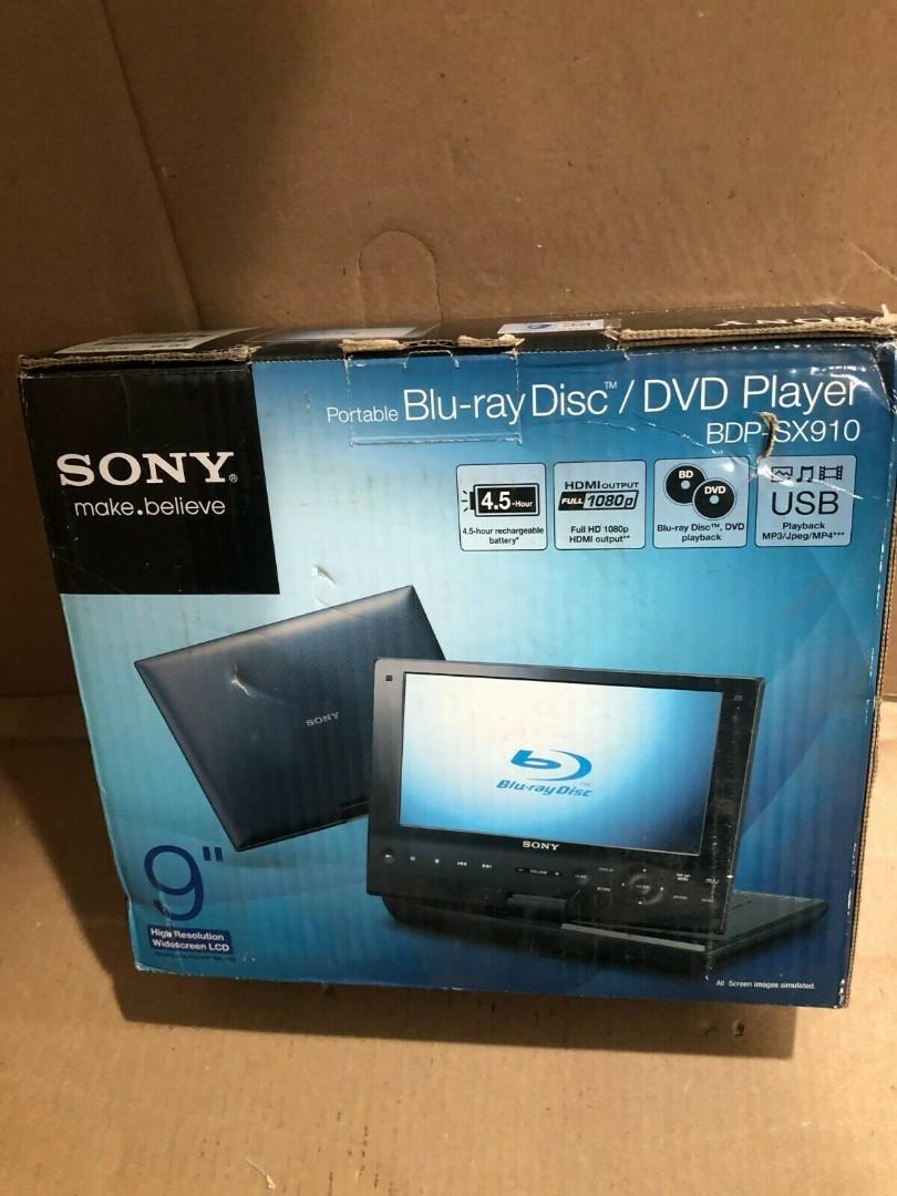 Sony Blu Ray Portable Player BDP-SX910 US Version, 家庭電器, 電視