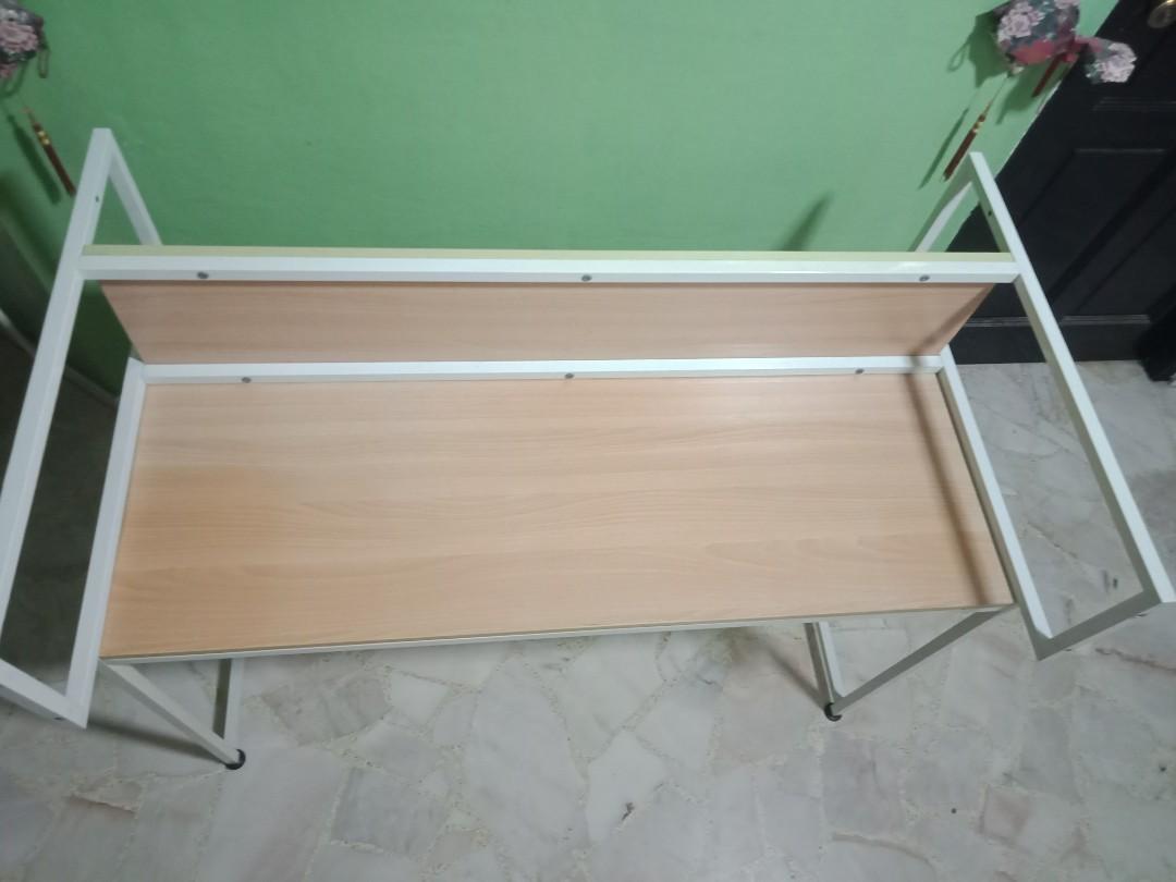 study table, lightweight/can be dismantled/disassembled for easy storage, Furniture & Home