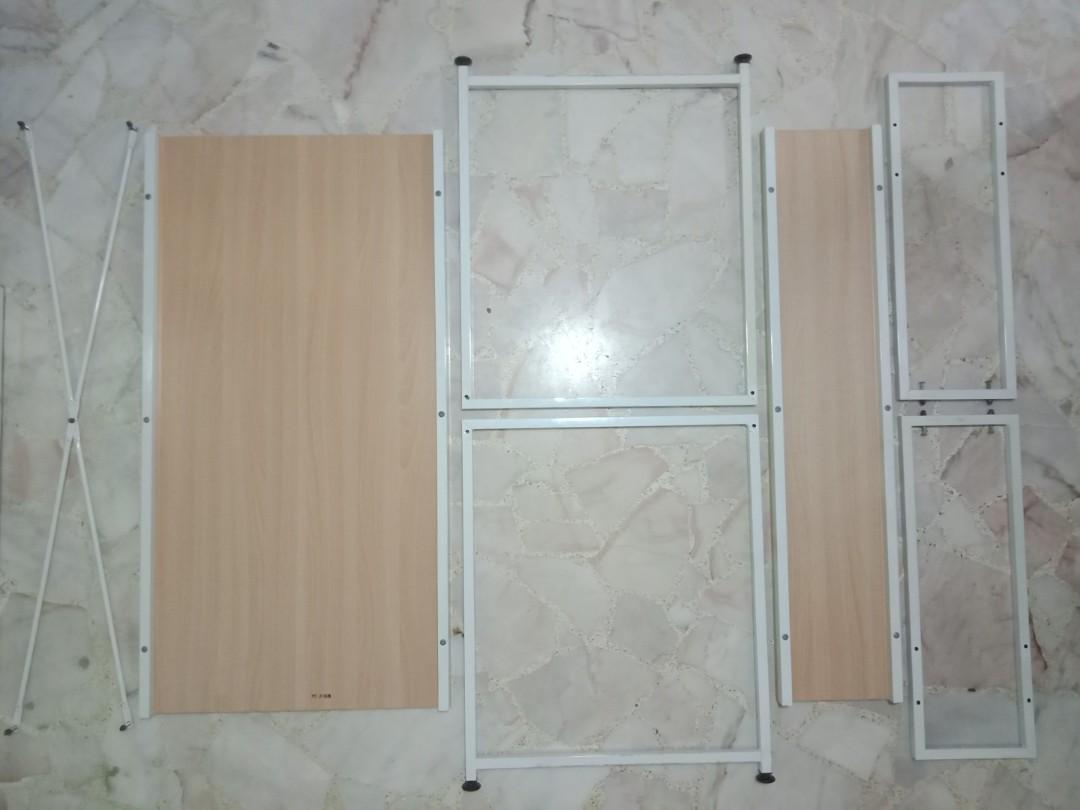 study table, lightweight/can be dismantled/disassembled for easy storage, Furniture & Home