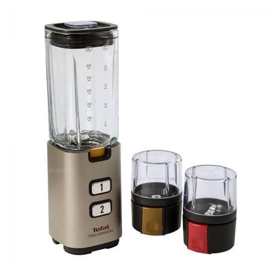 Tefal Glass Blender Fruit Sensation Click and Taste Mini Blender ice