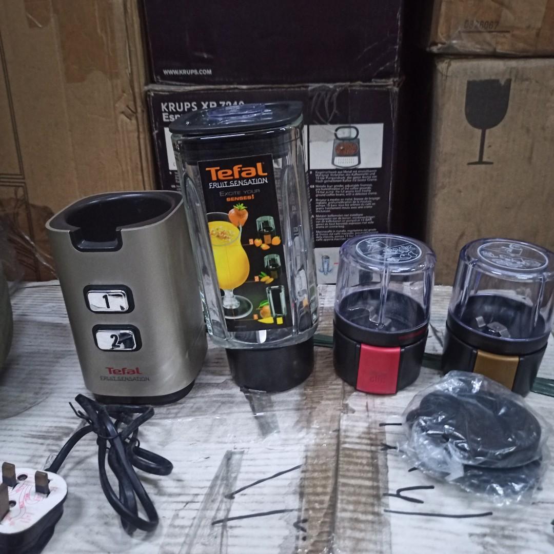 Tefal Glass Blender Fruit Sensation Click and Taste Mini Blender ice