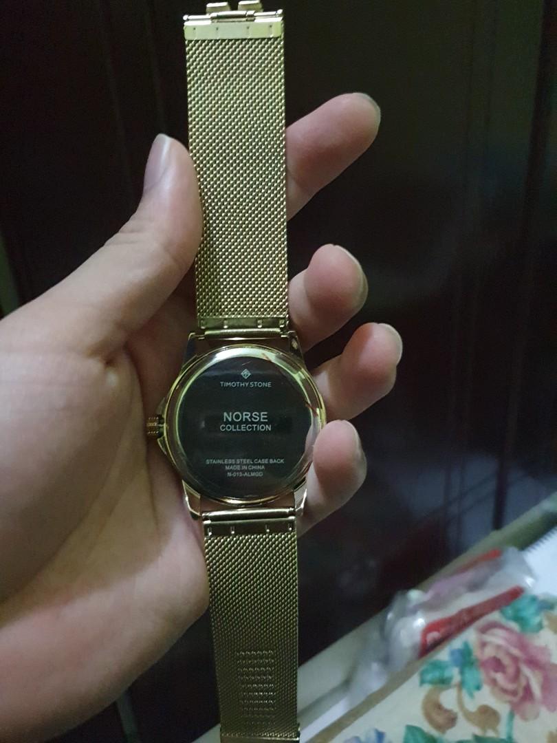 Timothy stone clearance gold watch