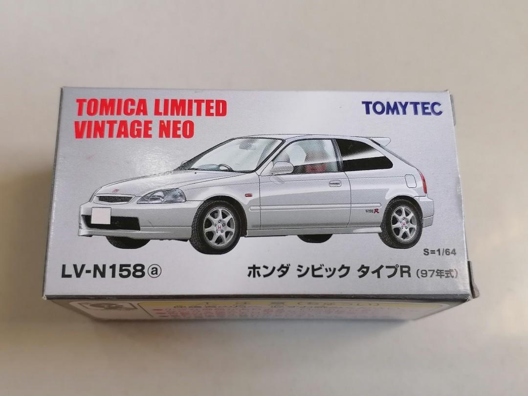 Tomica Limited Vintage Neo Tlv Lv N158a Honda Civic Type R 97 White Toys Games Diecast Toy Vehicles On Carousell