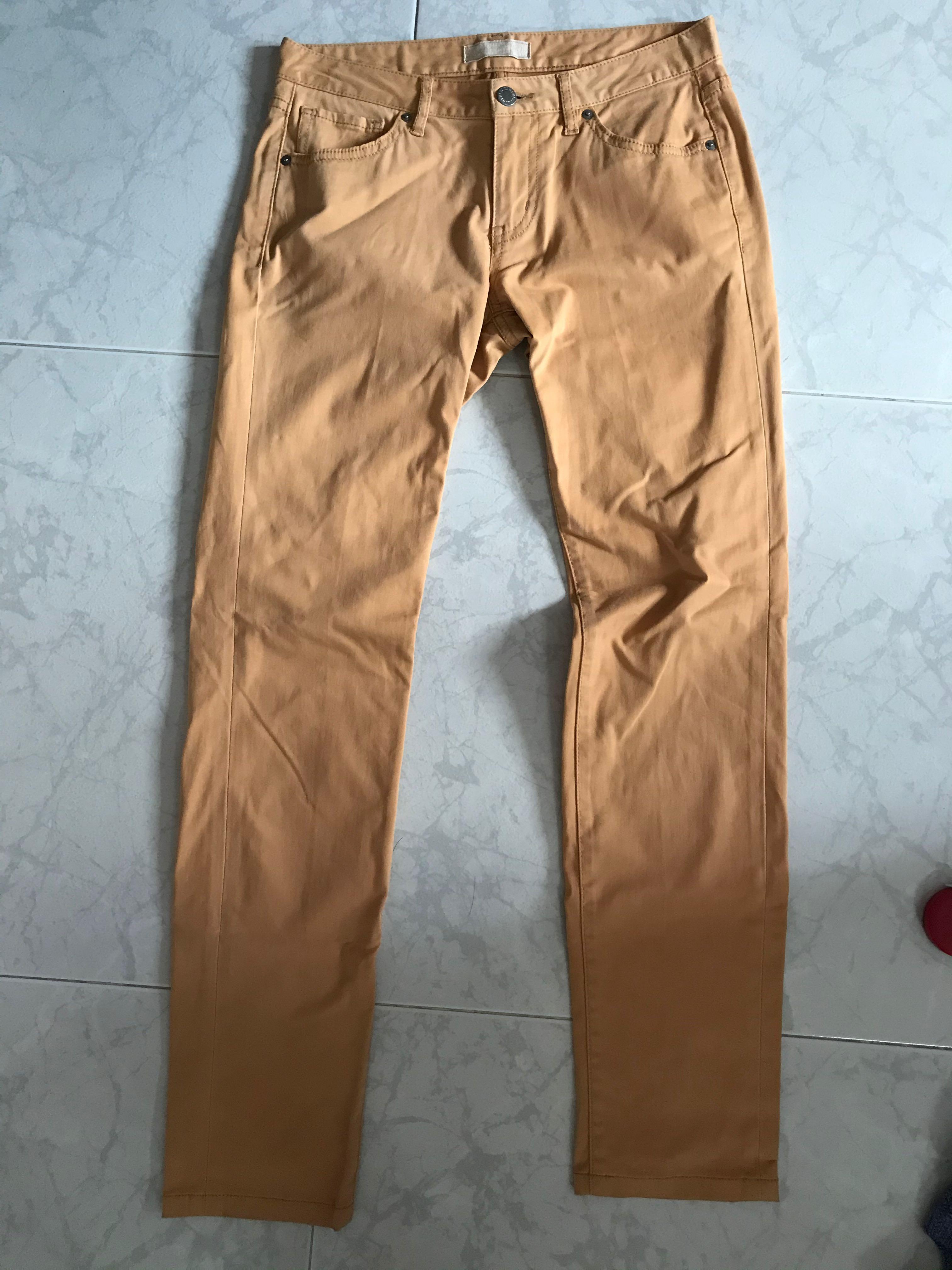 Uniqlo Jeans (Brown), Women's Fashion 