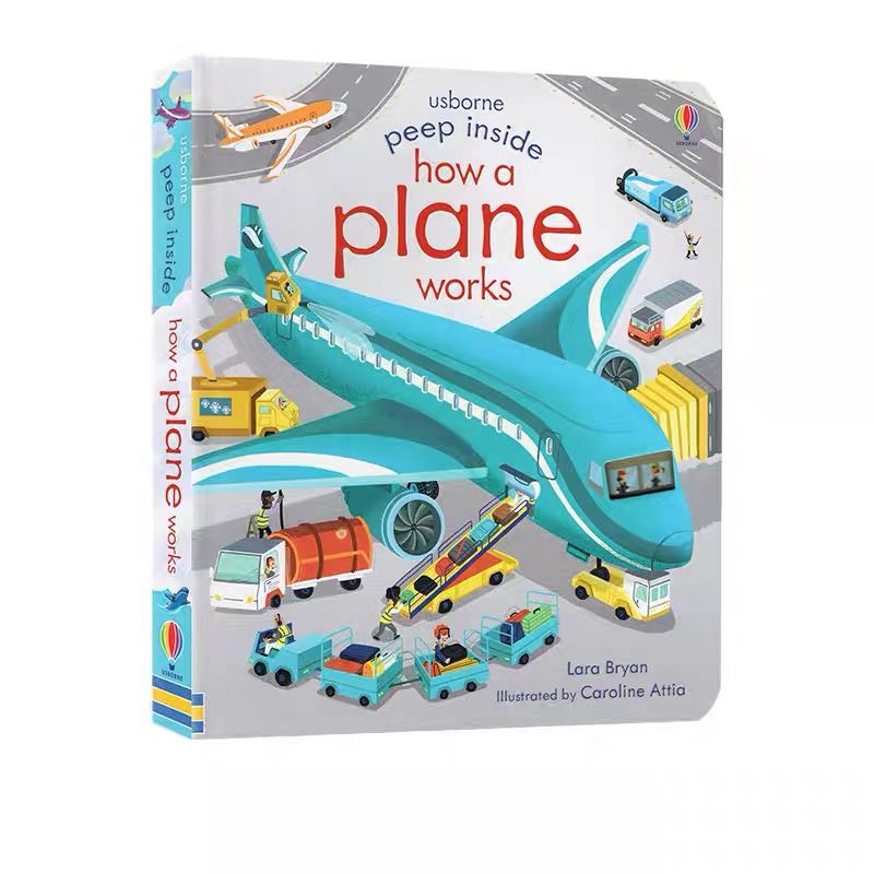 Usborne Peep inside how a plane works, Hobbies & Toys, Books ...