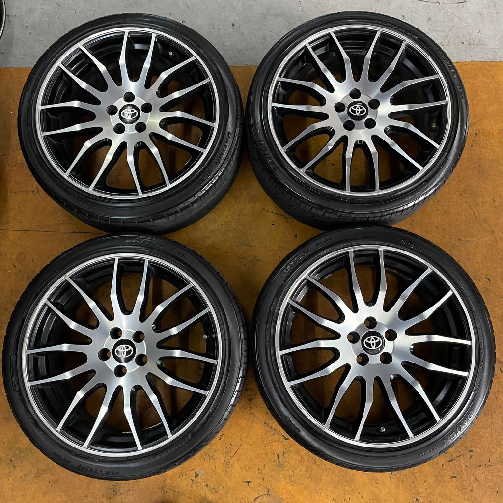 Used 18” inch Toyota Rim + Tyres , 5x100 Altis Wish BRZ, Car ...