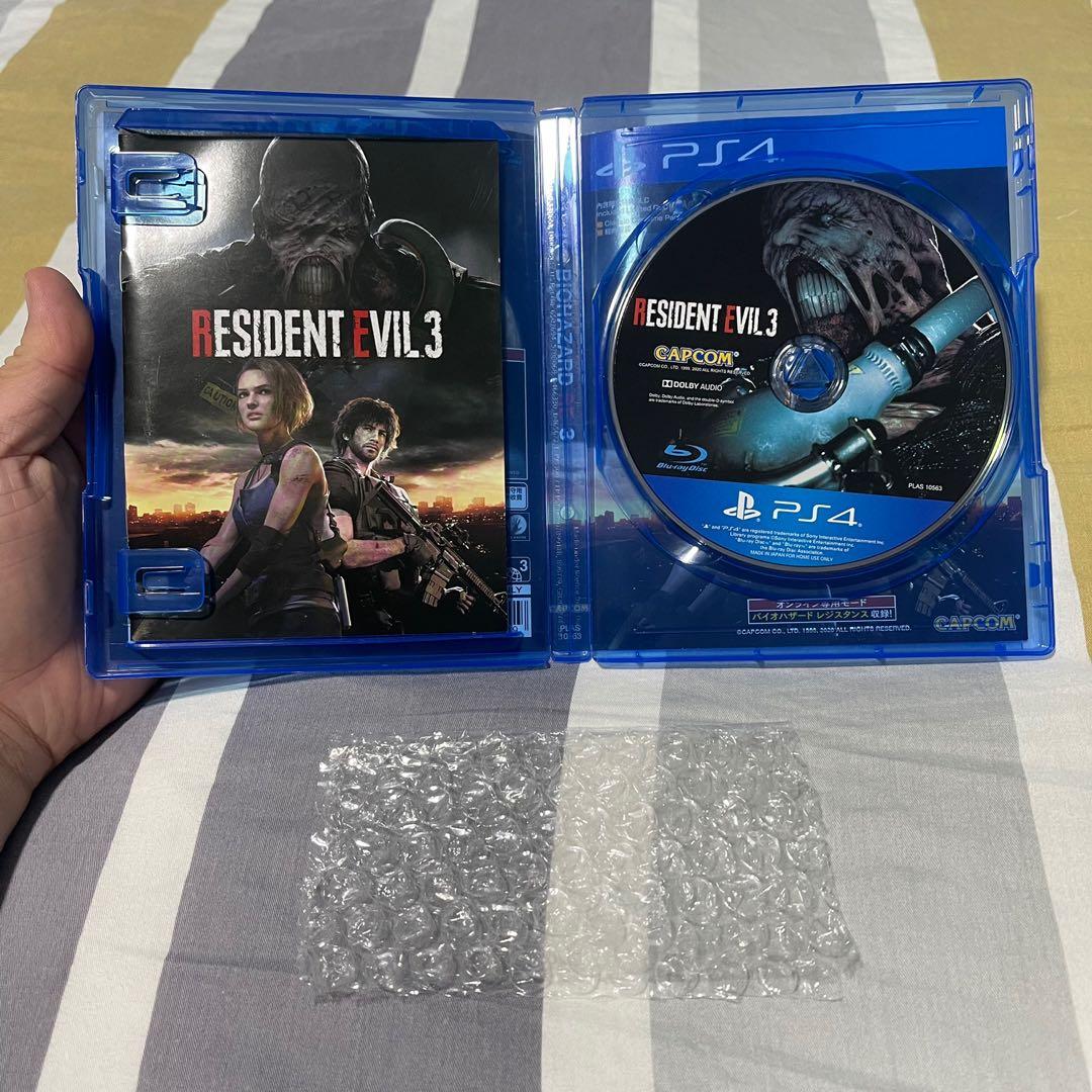 **Used RESIDENT EVIL 3 Remake [R3] Disc Game**, Video Gaming, Video ...