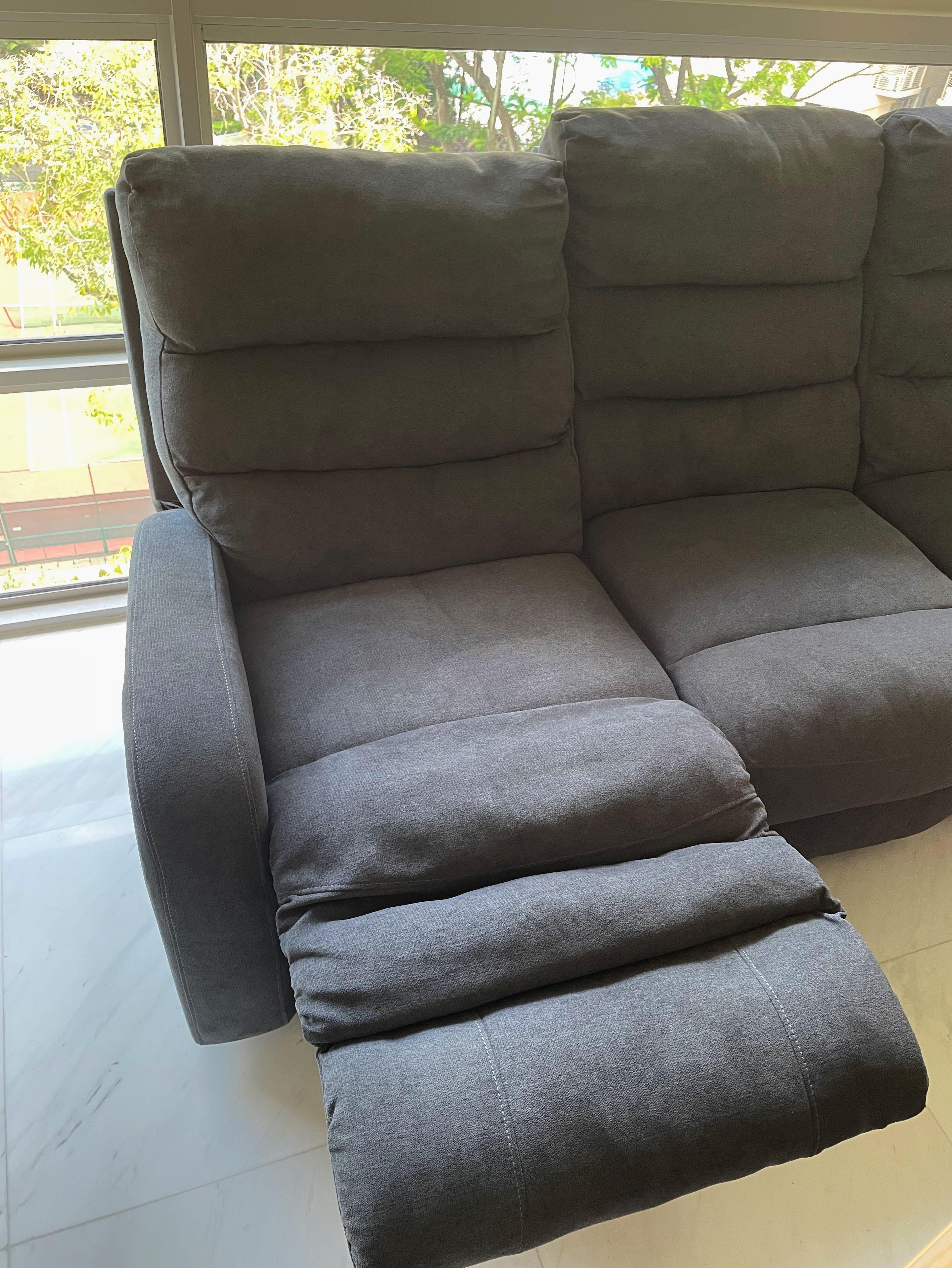 V.Hive 3Seater Sofa (Navy), Furniture & Home Living, Furniture, Sofas