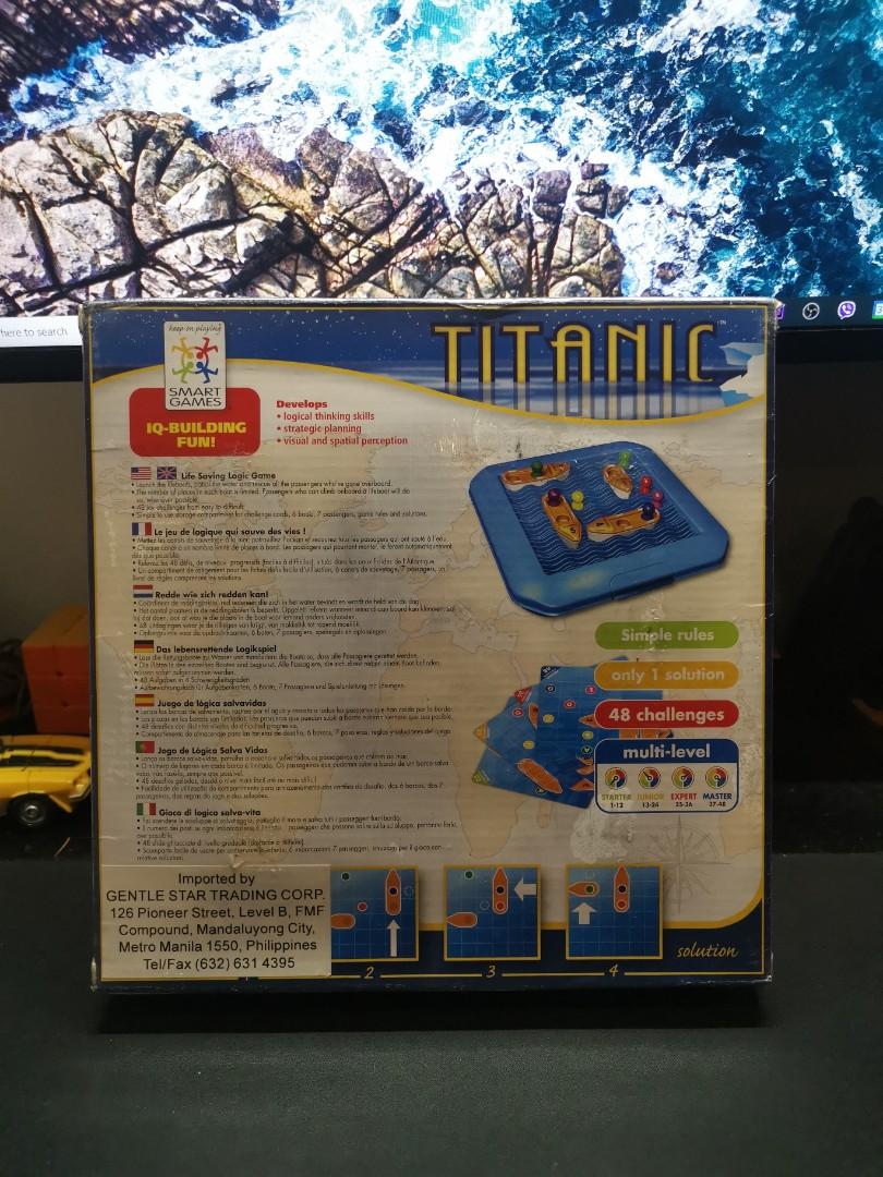 Vintage Smart Games Titanic Life Saving Logic Game, Hobbies & Toys, Toys &  Games on Carousell