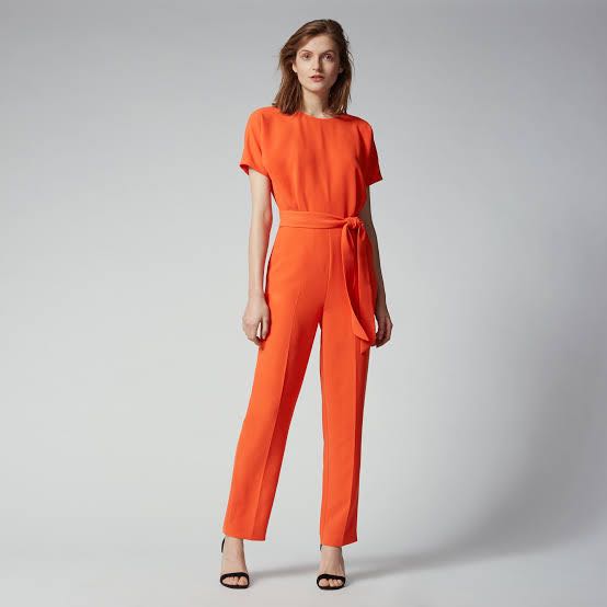 Warehouse orange best sale jumpsuit