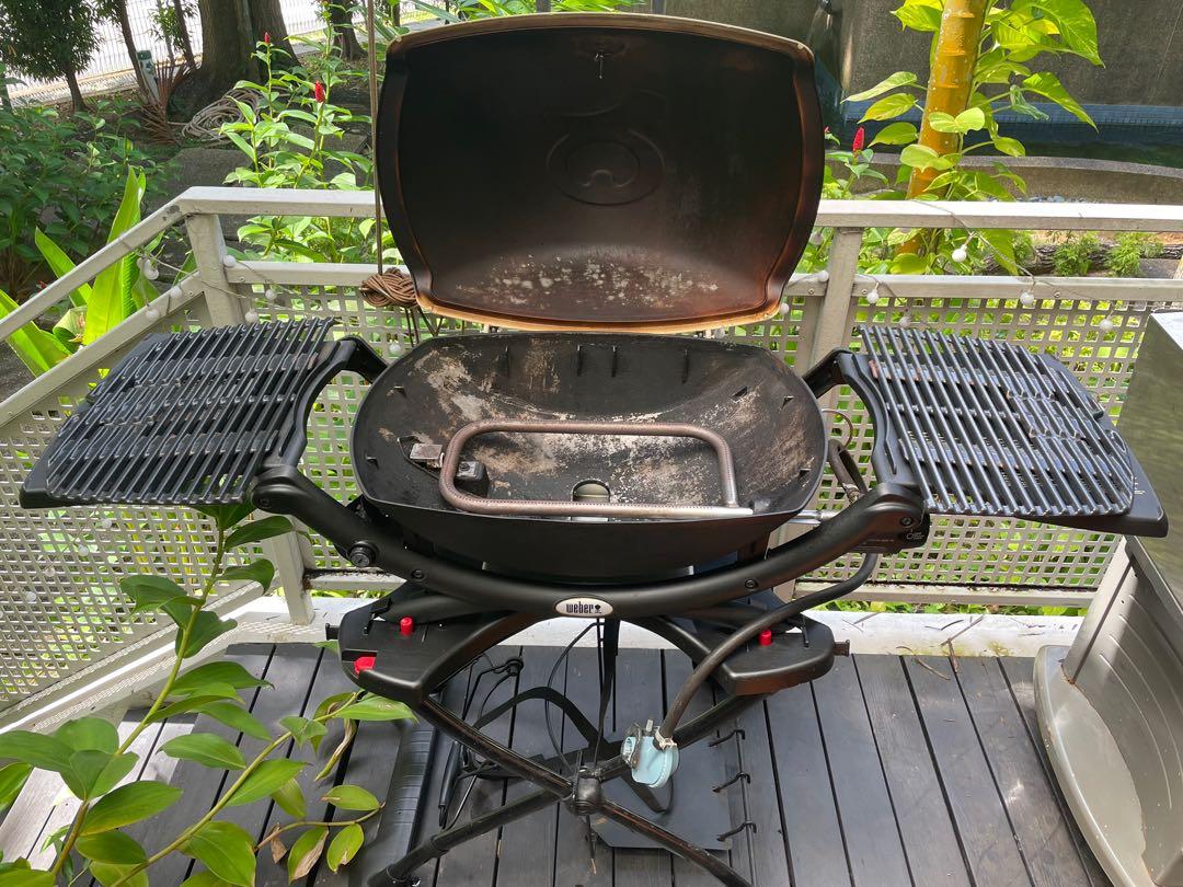 er Q2200 BBQ Gas Grill with Portable Cart and Cover, TV & Home Appliances, Kitchen Appliances