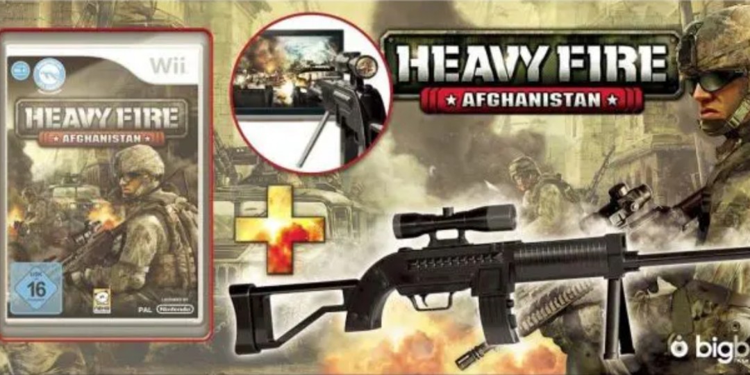 Wii Elite Heavy Fire Afghanistan Rifle for Wii Sharp Shooter/ Hunting