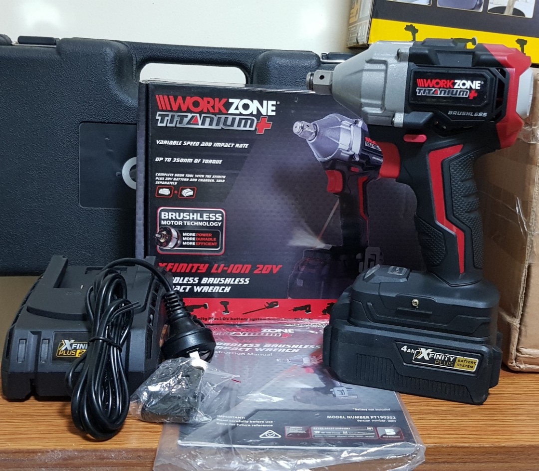Workzone impact wrench outlet