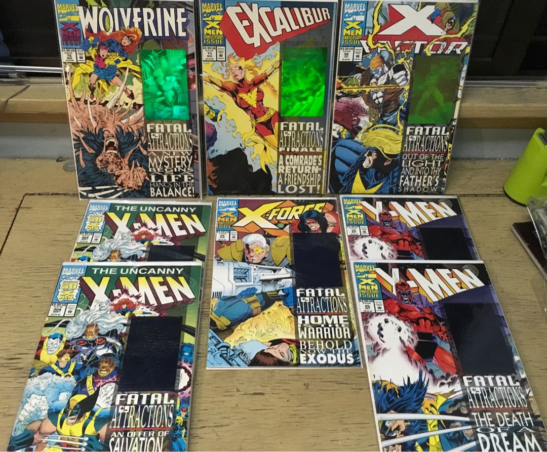 Xmen Fatal Attractions Complete Set, Hobbies & Toys, Books & Magazines