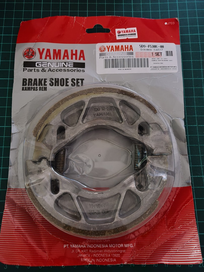 thumbnail image 2 of Caltric Front Brake Shoes For Yamaha Pro Hauler YFU1 (1989) – New Set 2 of 4
