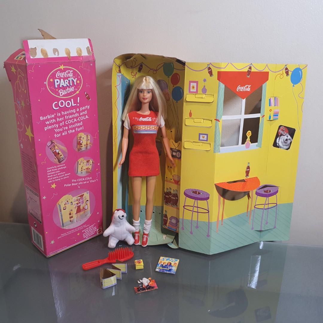 Coca cola sales party barbie 1998