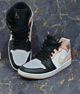 Air Jordan Mid crimson Tint Sepatu Original