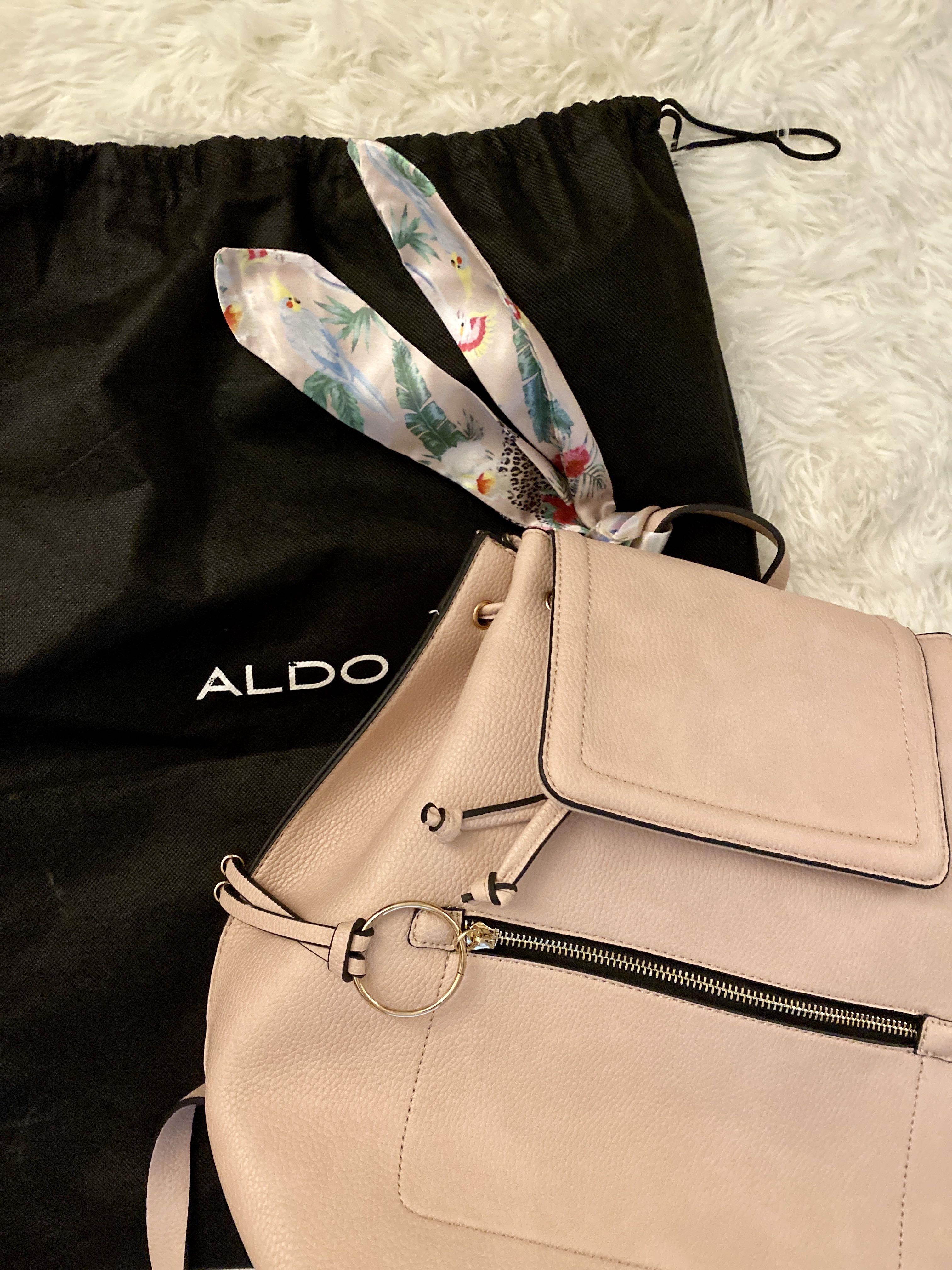 Aldo pink backpack shop