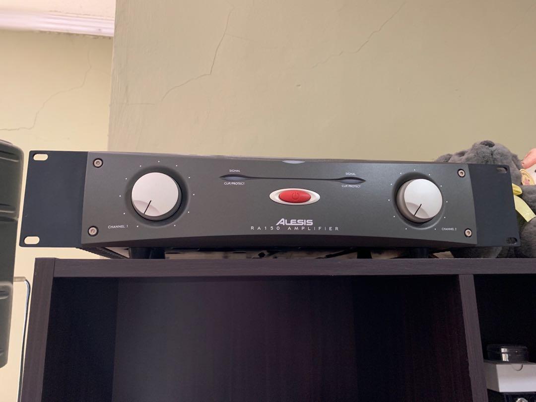 Alesis RA150 2Channel Power Amplifier, 75W RMS/ch at 4 ohms, with