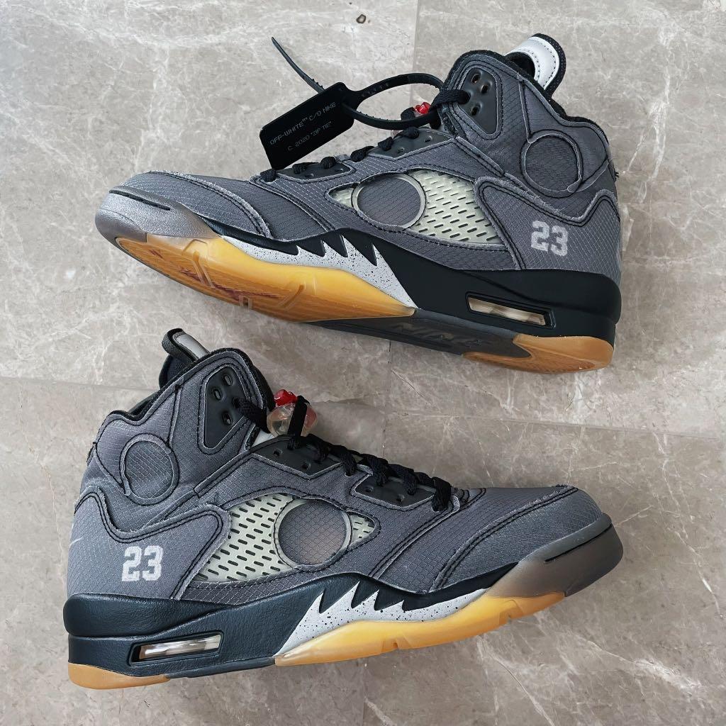 All sizes Air Jordan 5 Off White Retro SP Men s Fashion