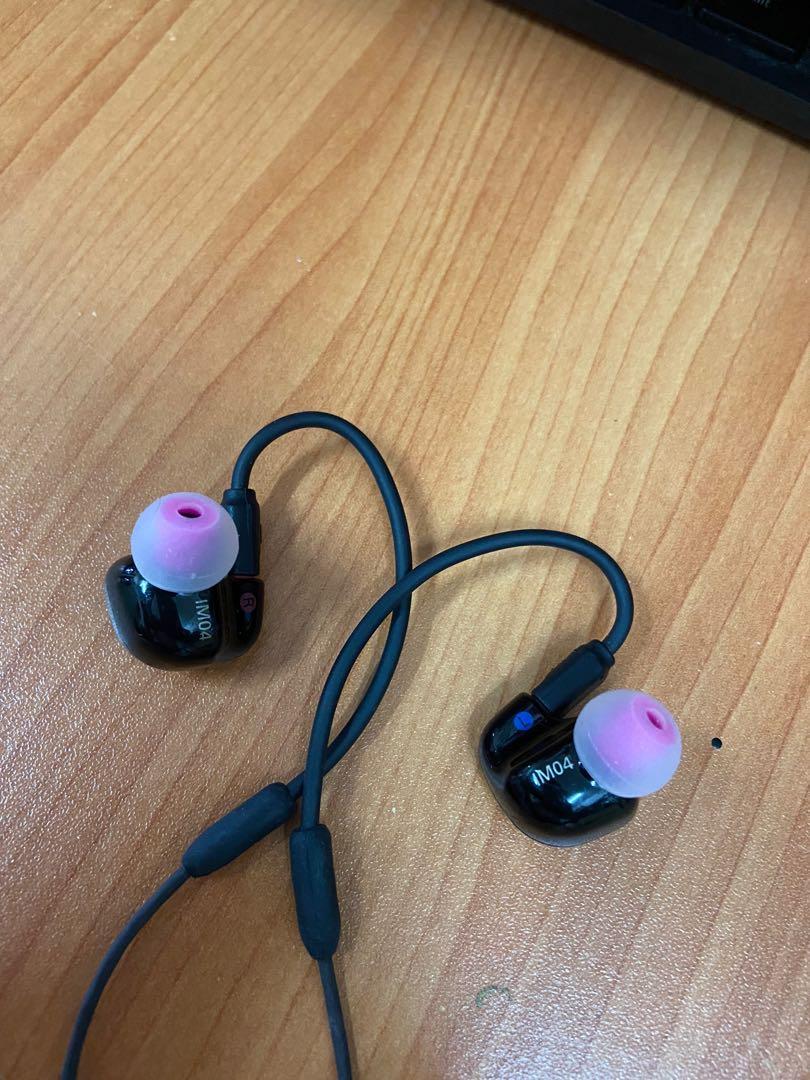 鐵三角Audio Technica ATH IM04 +原廠升級線AT-HDC5, 音響器材
